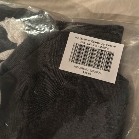 Romeo MERINO WOOL 3/4 zip sweater - men - Picture 2 of 3